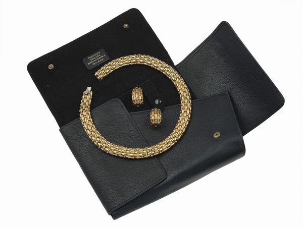 Pederzani. Demi-parure composta da girocollo ed orecchini  - Asta Fine Jewels - Associazione Nazionale - Case d'Asta italiane