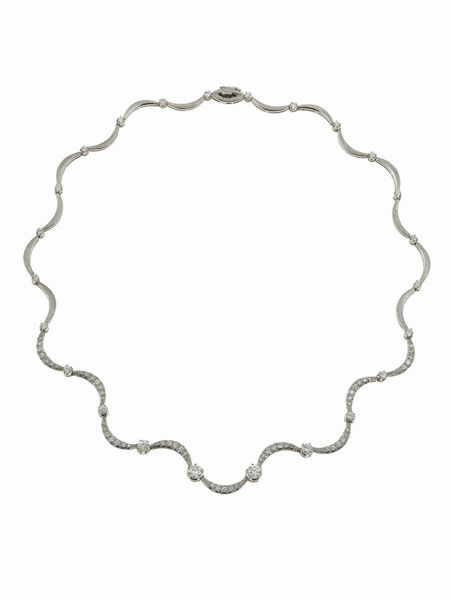 Girocollo con diamanti  - Asta Fine Jewels - Associazione Nazionale - Case d'Asta italiane