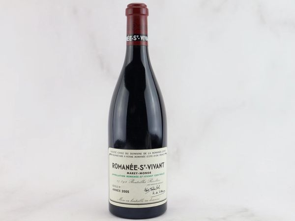 Roman&eacute;e Saint-Vivant Marey-Monge Domaine de la Roman&eacute;e Conti 2005  - Asta ALCHIMIA - Vini Pregiati e da Collezione - Associazione Nazionale - Case d'Asta italiane