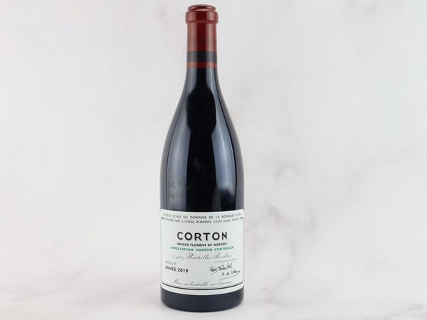 Corton Prince Florent De Merode Domaine de la Roman&eacute;e Conti 2018  - Asta ALCHIMIA - Vini Pregiati e da Collezione - Associazione Nazionale - Case d'Asta italiane