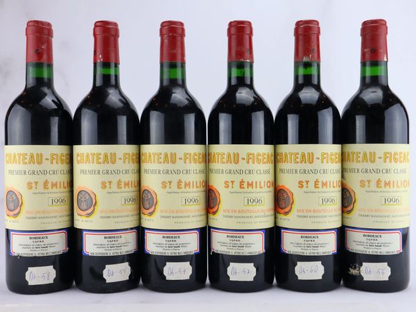 Ch&acirc;teau Figeac 1996  - Asta ALCHIMIA - Vini Pregiati e da Collezione - Associazione Nazionale - Case d'Asta italiane