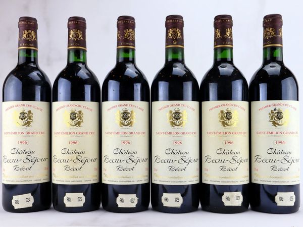 Ch&acirc;teau Beau Sejour Becot 1996  - Asta ALCHIMIA - Vini Pregiati e da Collezione - Associazione Nazionale - Case d'Asta italiane