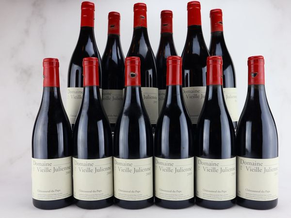 Ch&acirc;teuneuf-du-Pape Domaine de la Vieille Julienne 2003  - Asta ALCHIMIA - Vini Pregiati e da Collezione - Associazione Nazionale - Case d'Asta italiane