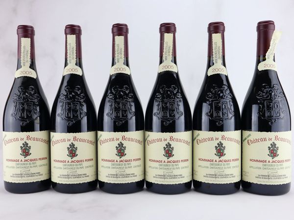 Ch&acirc;teuneuf-du-Pape Hommage a Jacques Perrin Ch&acirc;teau Beaucastel 2005  - Asta ALCHIMIA - Vini Pregiati e da Collezione - Associazione Nazionale - Case d'Asta italiane