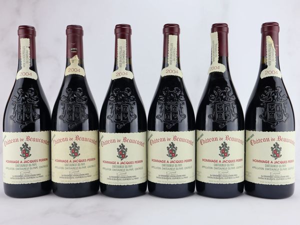 Ch&acirc;teuneuf-du-Pape Hommage a Jacques Perrin Ch&acirc;teau Beaucastel 2004  - Asta ALCHIMIA - Vini Pregiati e da Collezione - Associazione Nazionale - Case d'Asta italiane
