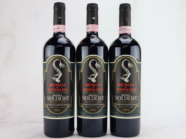 Brunello di Montalcino Case Basse Riserva Gianfranco Soldera 2001  - Asta ALCHIMIA - Vini Pregiati e da Collezione - Associazione Nazionale - Case d'Asta italiane