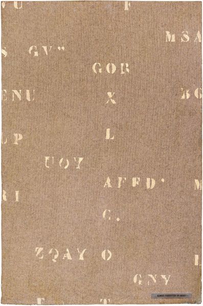 Vincenzo Agnetti : Almost Forgotten by Heart  - Asta Arte Contemporanea - Associazione Nazionale - Case d'Asta italiane