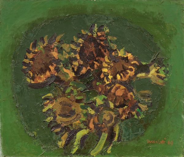 Ennio Morlotti : Girasoli  - Asta Arte Moderna - Associazione Nazionale - Case d'Asta italiane