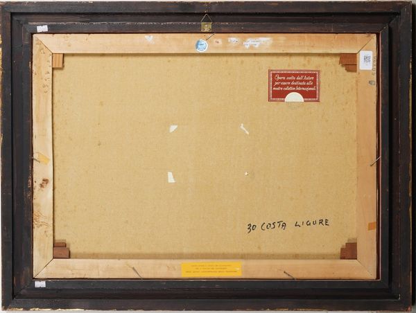 Nicolò Chianese : Costa ligure  - Asta Dipinti del XIX e XX secolo - Associazione Nazionale - Case d'Asta italiane