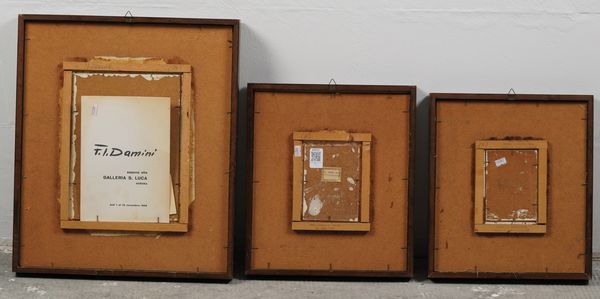 Fr Damini  - Asta Dipinti del XIX e XX secolo - Associazione Nazionale - Case d'Asta italiane