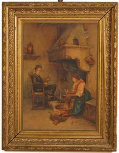 Francesco Bergamini - Scena d'interno