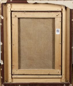 Flavio Bertelli (San Lazzaro, 1865 � Rimini, 1941) Casolare diroccato nelle colline bolognesi  - Asta Dipinti del XIX e XX secolo - Associazione Nazionale - Case d'Asta italiane