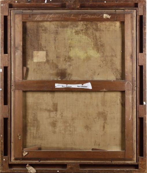 Scuola inglese del XVIII secolo Ritratto di gentiluomo nello studio  - Asta Dipinti antichi  - Associazione Nazionale - Case d'Asta italiane