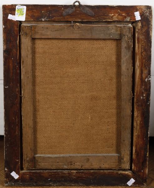 Scuola del XVIII secolo Paesaggio con monaci  - Asta Dipinti antichi  - Associazione Nazionale - Case d'Asta italiane