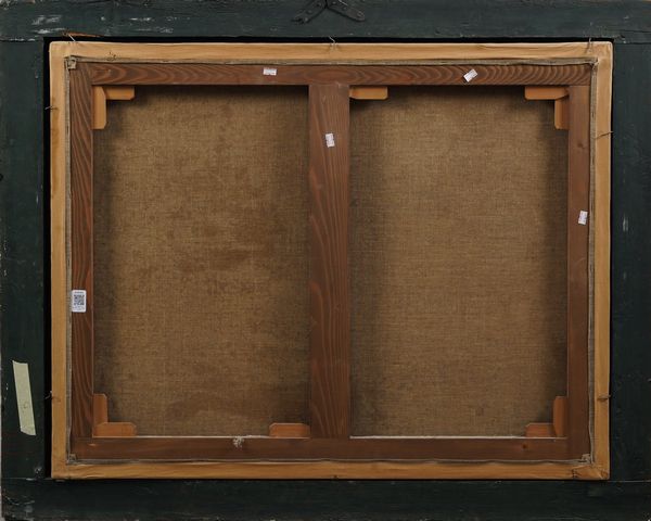 Scuola del XVIII secolo Paesaggio con pastori e armenti  - Asta Dipinti antichi  - Associazione Nazionale - Case d'Asta italiane