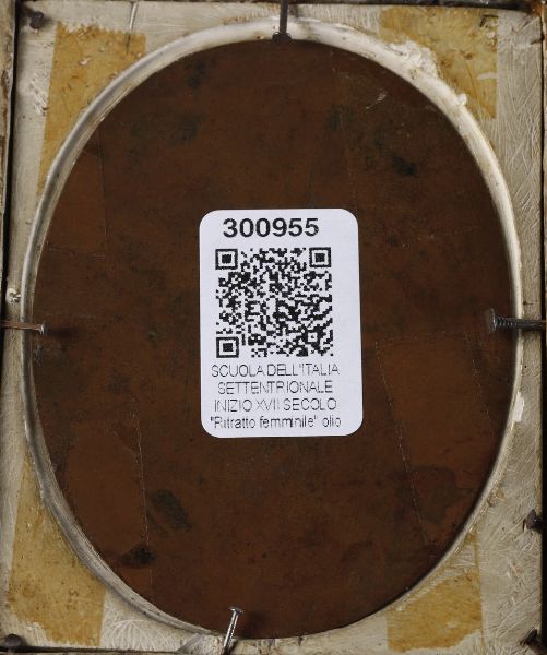 Scuola romana del XVI secolo Ritratto femminile  - Asta Dipinti antichi  - Associazione Nazionale - Case d'Asta italiane