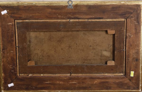 Scuola del XVII/XVIII secolo Veduta del Canal Grande con il ponte di Rialto  - Asta Dipinti antichi  - Associazione Nazionale - Case d'Asta italiane