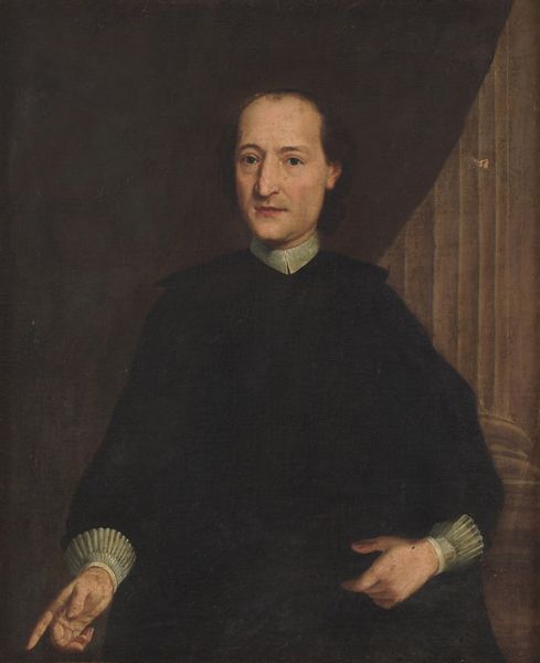 Scuola del XVIII secolo Ritratto di prelato  - Asta Dipinti antichi  - Associazione Nazionale - Case d'Asta italiane