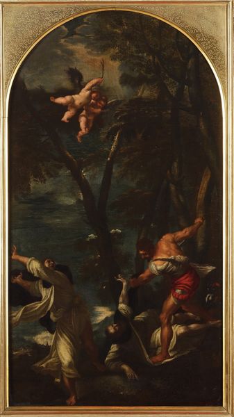 Tiziano Vecellio copia da, copia da : Martirio di san Pietro da Verona  - Asta Dipinti antichi  - Associazione Nazionale - Case d'Asta italiane