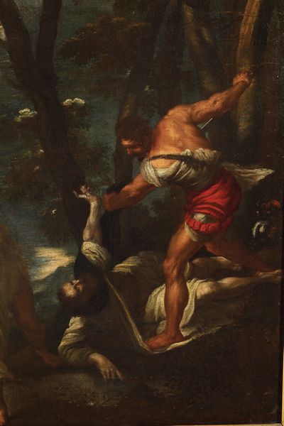 Tiziano Vecellio copia da, copia da : Martirio di san Pietro da Verona  - Asta Dipinti antichi  - Associazione Nazionale - Case d'Asta italiane