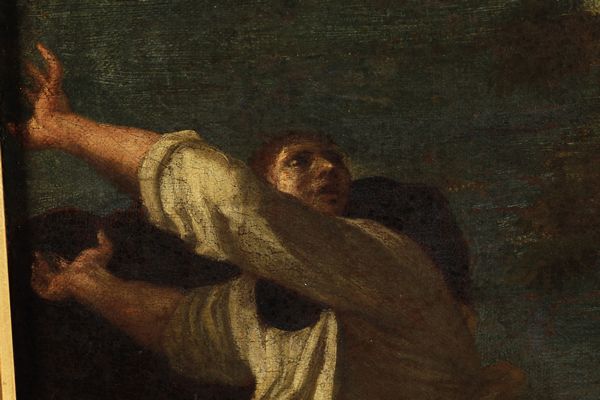 Tiziano Vecellio copia da, copia da : Martirio di san Pietro da Verona  - Asta Dipinti antichi  - Associazione Nazionale - Case d'Asta italiane