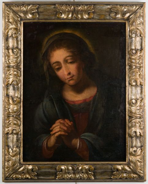 Scuola del XVII secolo Vergine orante  - Asta Dipinti antichi  - Associazione Nazionale - Case d'Asta italiane