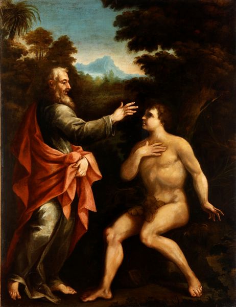 Scuola del XVIII secolo Creazione di Adamo  - Asta Dipinti antichi  - Associazione Nazionale - Case d'Asta italiane