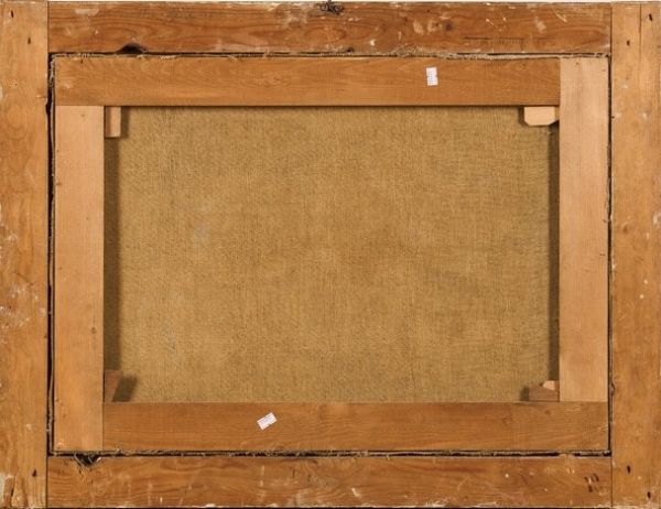 Scuola del XVIII secolo L'assalto alla diligenza<BR>Notturno con incendio  - Asta Dipinti antichi  - Associazione Nazionale - Case d'Asta italiane