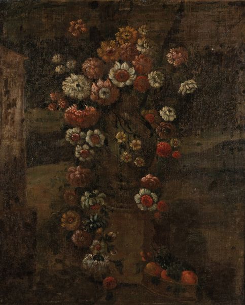 Scuola del XVII secolo Natura morta con vaso di fiori  - Asta Dipinti antichi  - Associazione Nazionale - Case d'Asta italiane