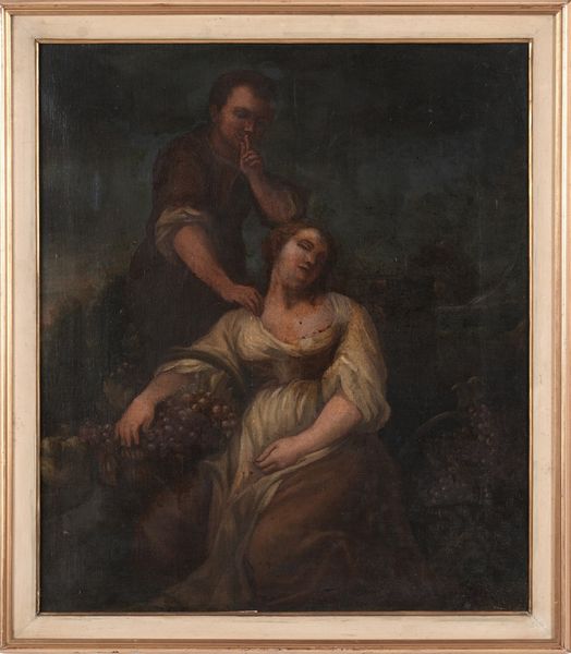 Scuola del XVIII secolo Scena di genere con contadini  - Asta Dipinti antichi  - Associazione Nazionale - Case d'Asta italiane