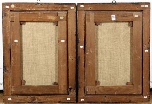 Scuola italiana del XVII secolo Due angeli  - Asta Dipinti antichi  - Associazione Nazionale - Case d'Asta italiane