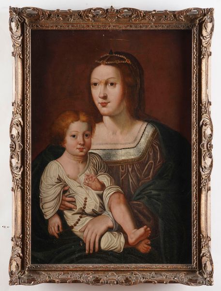 Scuola del XVI-XVII secolo Madonna con Bambino  - Asta Dipinti antichi  - Associazione Nazionale - Case d'Asta italiane