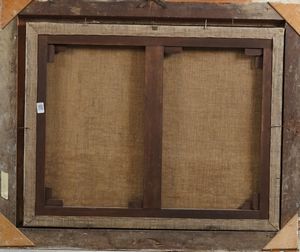 Scuola del XVIII secolo Scena di genere con suonatore di violino  - Asta Dipinti antichi  - Associazione Nazionale - Case d'Asta italiane