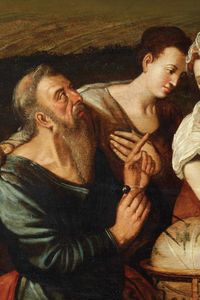 Scuola fiamminga del XVII secolo Allegoria dell'Astronomia  - Asta Dipinti antichi  - Associazione Nazionale - Case d'Asta italiane