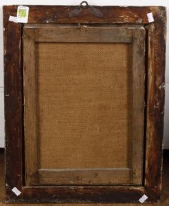 Scuola del XVIII secolo Paesaggio con monaci  - Asta Dipinti antichi  - Associazione Nazionale - Case d'Asta italiane