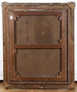 Scuola francese del XVIII secolo Ritratto di gentildonna in veste di pellegrina  - Asta Dipinti antichi  - Associazione Nazionale - Case d'Asta italiane