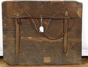 Scuola veneta del XVI secolo Madonna con Bambino, San Giovannino e Santa Agnese  - Asta Dipinti antichi  - Associazione Nazionale - Case d'Asta italiane