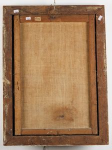 Scuola del XVIII secolo Tre figure entro paesaggio  - Asta Dipinti antichi  - Associazione Nazionale - Case d'Asta italiane