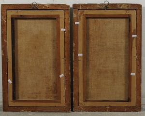 Scuola del XVIII secolo San Simone e San Giacomo  - Asta Dipinti antichi  - Associazione Nazionale - Case d'Asta italiane