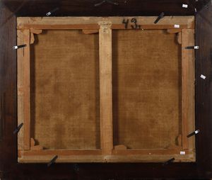 Scuola fiamminga del XVII secolo Paesaggio con pastori e armenti  - Asta Dipinti antichi  - Associazione Nazionale - Case d'Asta italiane