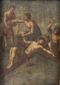 Scuola del XVIII secolo Episodi della Via Crucis  - Asta Dipinti antichi  - Associazione Nazionale - Case d'Asta italiane
