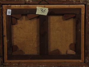 Scuola del XVII secolo Ercole al bivio  - Asta Dipinti antichi  - Associazione Nazionale - Case d'Asta italiane