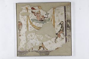 Insieme di ventisette strappi di affreschi, epoche varie  - Asta Dipinti antichi  - Associazione Nazionale - Case d'Asta italiane