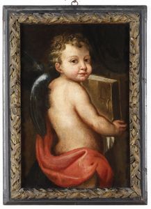 Scuola italiana del XVII secolo Due angeli  - Asta Dipinti antichi  - Associazione Nazionale - Case d'Asta italiane