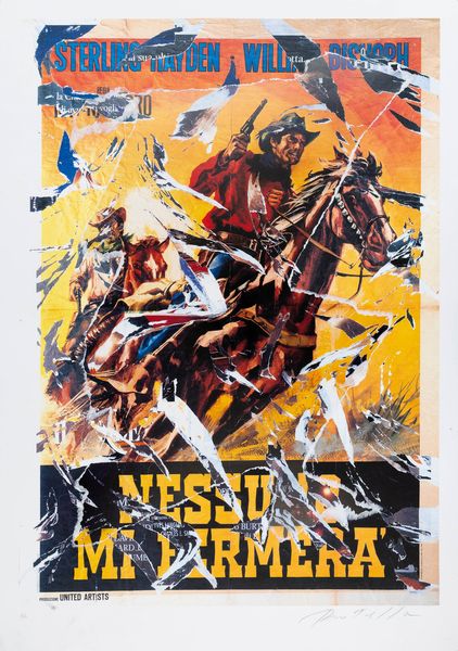 MIMMO ROTELLA : Nessuno mi fermer�  - Asta Arte M&C - Under 2K - Associazione Nazionale - Case d'Asta italiane