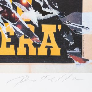 MIMMO ROTELLA : Nessuno mi fermer�  - Asta Arte M&C - Under 2K - Associazione Nazionale - Case d'Asta italiane