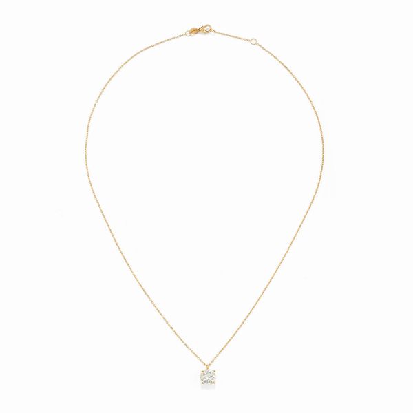 Collana con diamante  - Asta Gioielli Importanti - Associazione Nazionale - Case d'Asta italiane