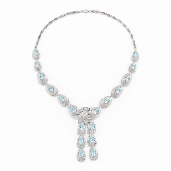 Collana con acquemarine  - Asta Gioielli Importanti - Associazione Nazionale - Case d'Asta italiane
