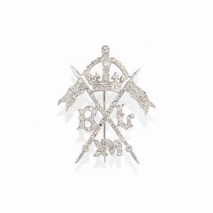 Quattro spille regimental  - Asta Gioielli Importanti - Associazione Nazionale - Case d'Asta italiane