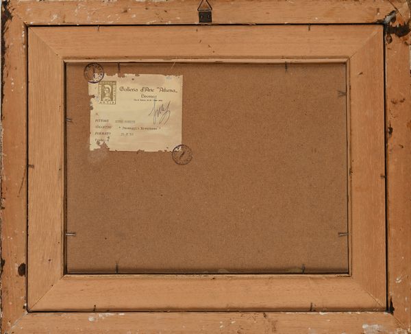 Gino Romiti : Paesaggio livornese  - Asta Dipinti del XIX Secolo - Associazione Nazionale - Case d'Asta italiane